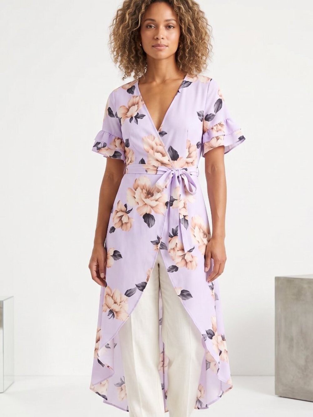 FLORAL KIMONO PTP